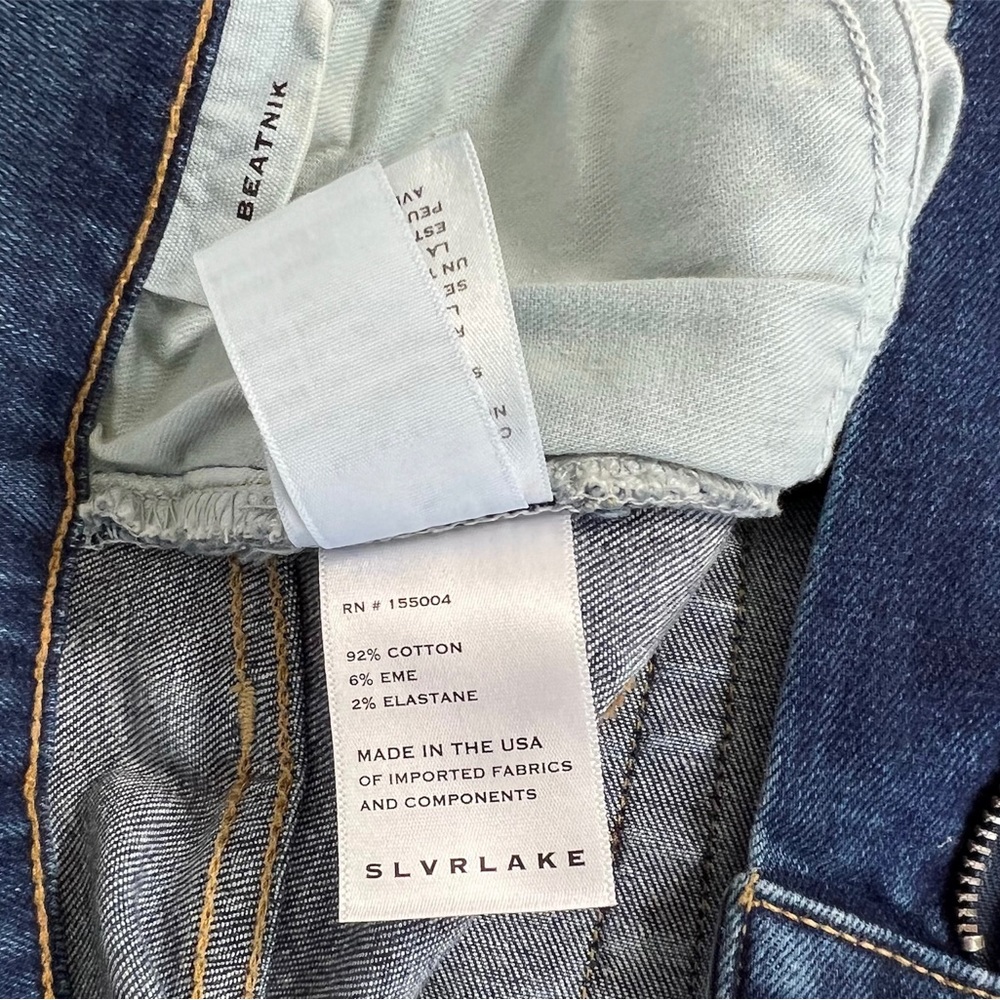 SLVRLAKE Beatnik High Rise Slim Skinny Jeans in "Anything Goes" Wash Size 26 NWT - Picture 6 of 10